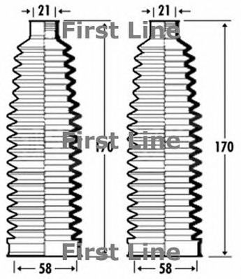 FIRST LINE fsg3356 -  Пыльник, рулевое управление